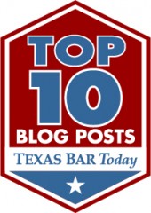 This Nacol Law Firm Blog is in the Top 10 Blog Posts on Texas Bar Today